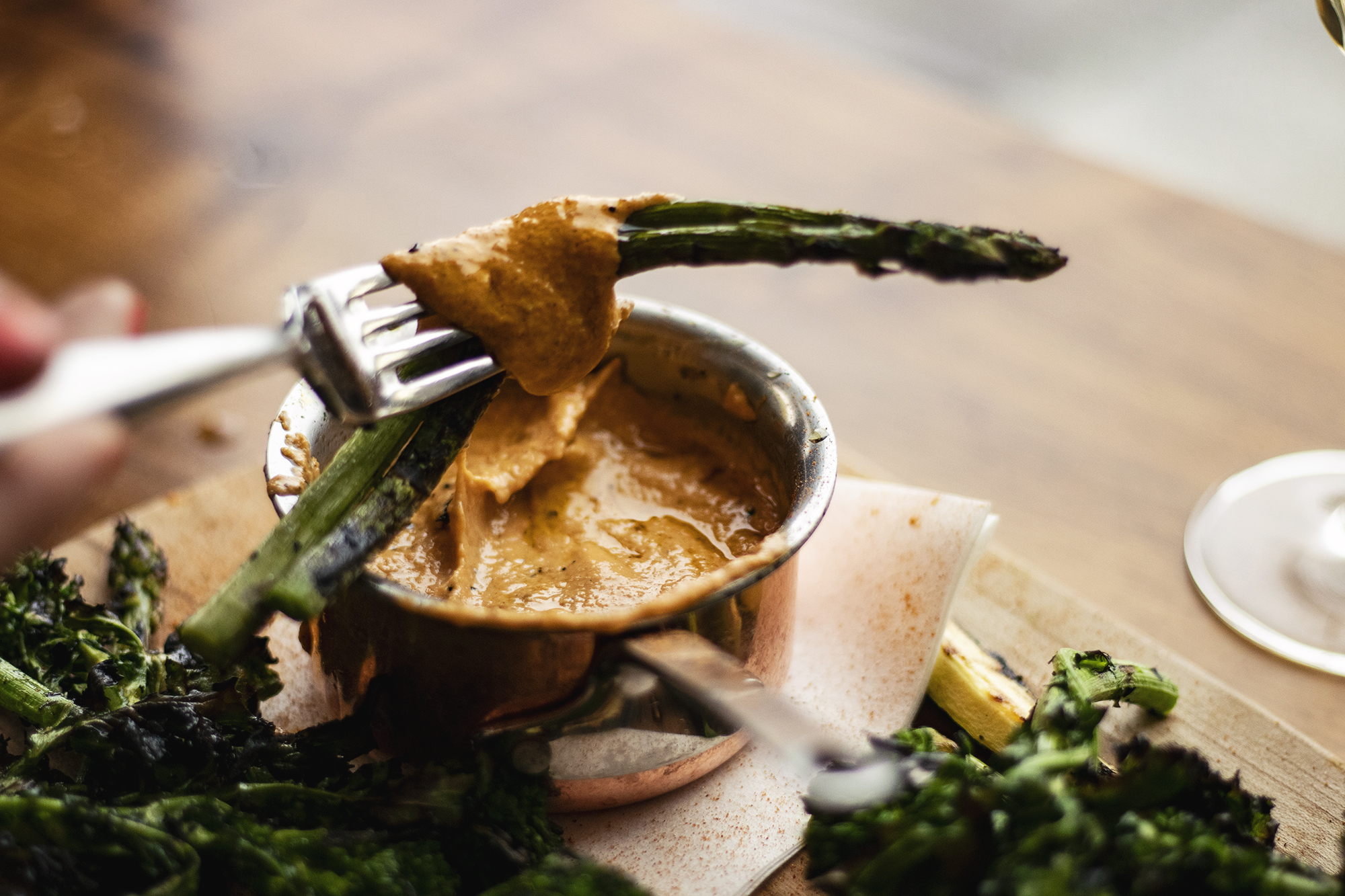 2016 Spark Blend + Grilled Vegetables with Romesco Sauce 2016 Spark Blend + Grilled Vegetables with Romesco Sauce